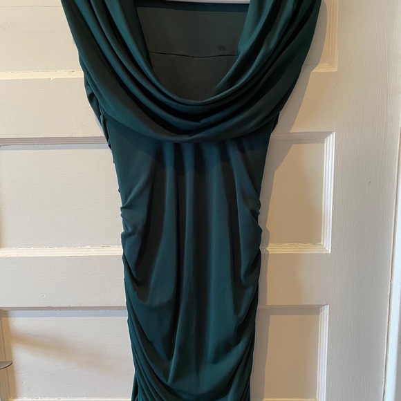 BCBG emerald-jewel tone cocktail dress Size 2 - Picture 5 of 6
